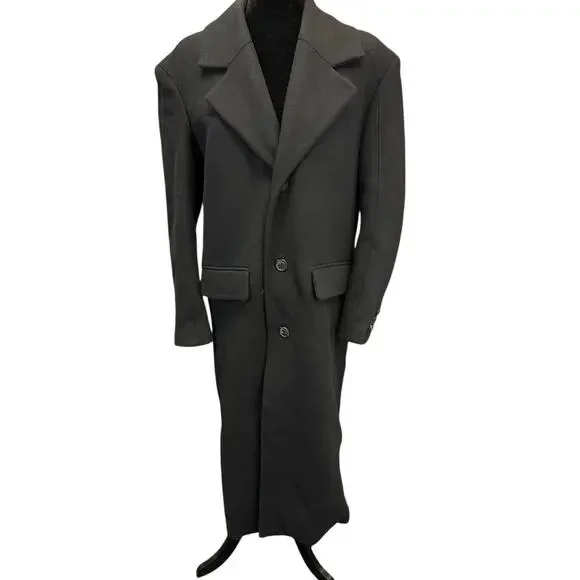 Zara x Ader Error Oversize Wool Blend Coat Black XS Unisex Rare Collab